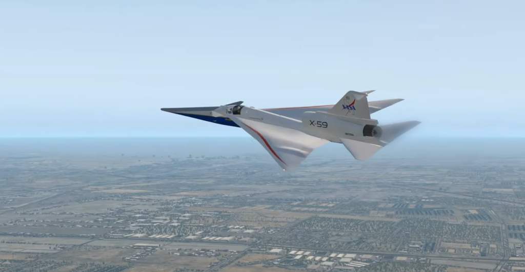 X-59 Supersonic Aircraft